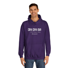 Load image into Gallery viewer, College Hoodie – Retro Stamp Logo "MCRD MACON OHS" Casual Campus Pullover