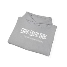 Load image into Gallery viewer, Micro Macro Arts Hoodie — Tattoo Therapy Lounge Logo Pullover