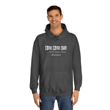 Load image into Gallery viewer, College Hoodie – Retro Stamp Logo "MCRD MACON OHS" Casual Campus Pullover