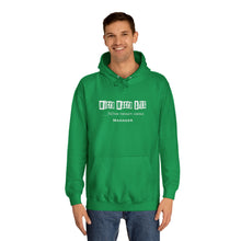 Load image into Gallery viewer, College Hoodie – Retro Stamp Logo "MCRD MACON OHS" Casual Campus Pullover