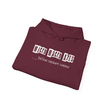 Load image into Gallery viewer, Micro Macro Arts Hoodie — Tattoo Therapy Lounge Logo Pullover
