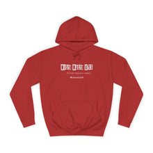 Load image into Gallery viewer, College Hoodie – Retro Stamp Logo "MCRD MACON OHS" Casual Campus Pullover

