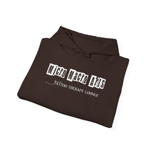 Load image into Gallery viewer, Micro Macro Arts Hoodie — Tattoo Therapy Lounge Logo Pullover
