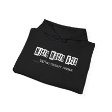 Load image into Gallery viewer, Micro Macro Arts Hoodie — Tattoo Therapy Lounge Logo Pullover
